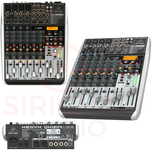 BEHRINGER MIXER XENYX QX1204USB - sirichaiaudio