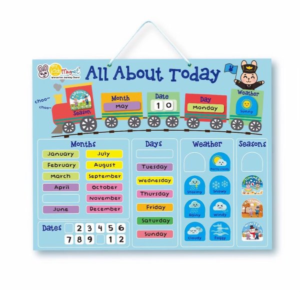 Magnet Board - All About Today ( Boy ) - Qdlittlethings