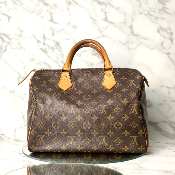 MP-10527 Used Lv Speedy Size 25 Monogram Ghw - moppetbrandname