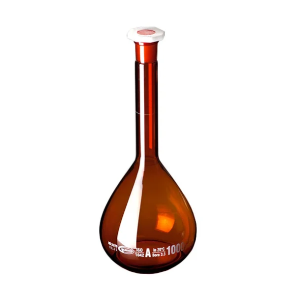 Amber Volumetric Flask smartscience