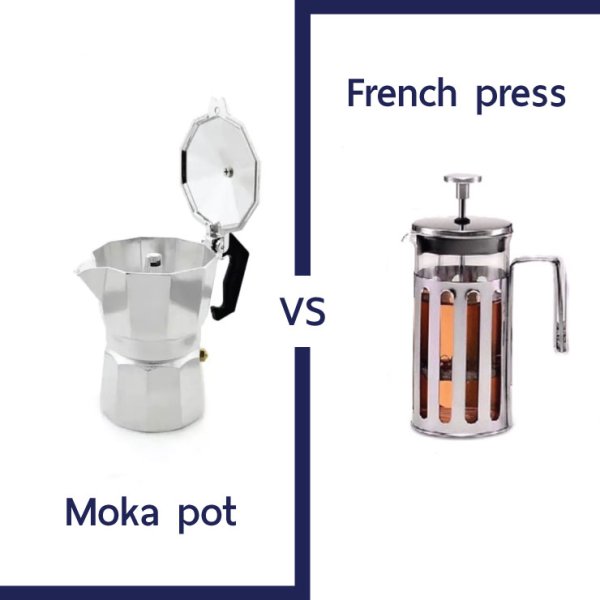 Moka pot vs French press - Koffeetools