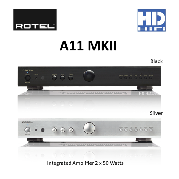 ROTEL A11 MKII Integrated Amplifier 2 x 50 Watts - hd-hifi