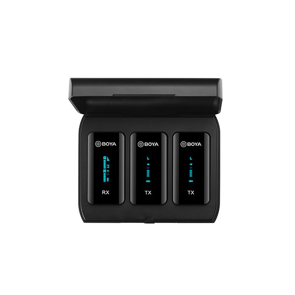 BOYA BY-XM6-K 2.4GHz Ultra-compact Wireless Microphone System Kit ...