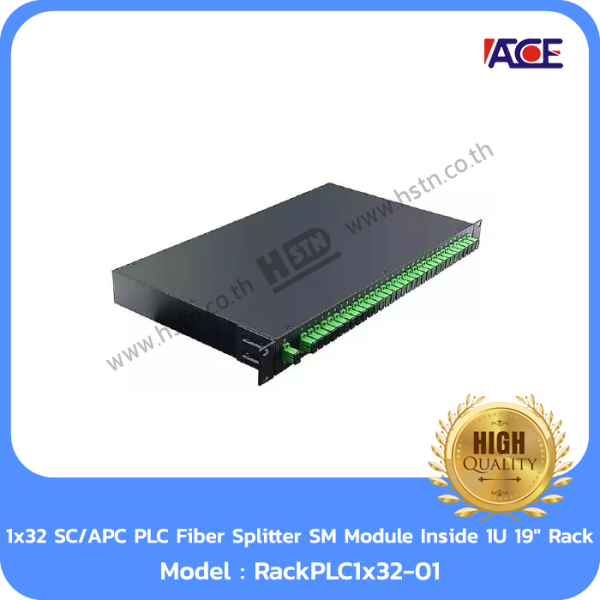 Unisruct Rack Plc 1x32 SC-APC PLC Fiber Splitter SM Module Inside 1U 19in Rack Model ...