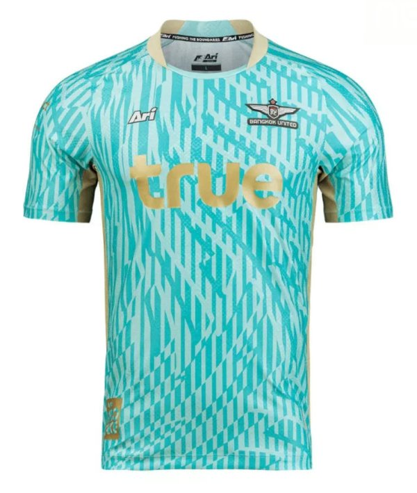 202324 Bangkok United Thailand Football Soccer League Jersey Shirt GK Green Player Edition