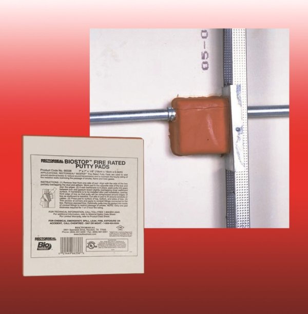 BIOSTOP® FIRERATED PUTTY PADS durmast