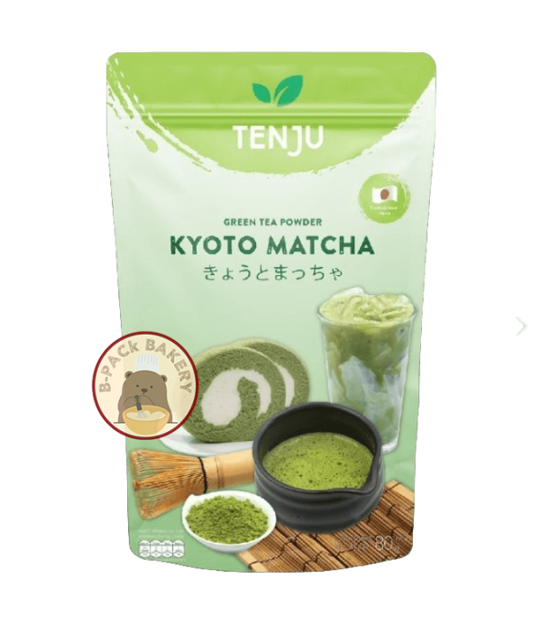 TENJU KYOTO Matcha Green Tea Powder bpackbakery