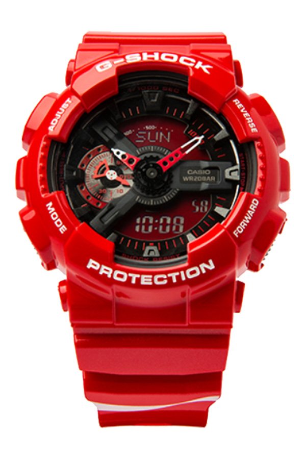 g shock coke red