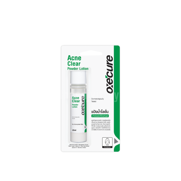 OXE'CURE ACNE POWDER LOTION 25ML. bhesajvittaya
