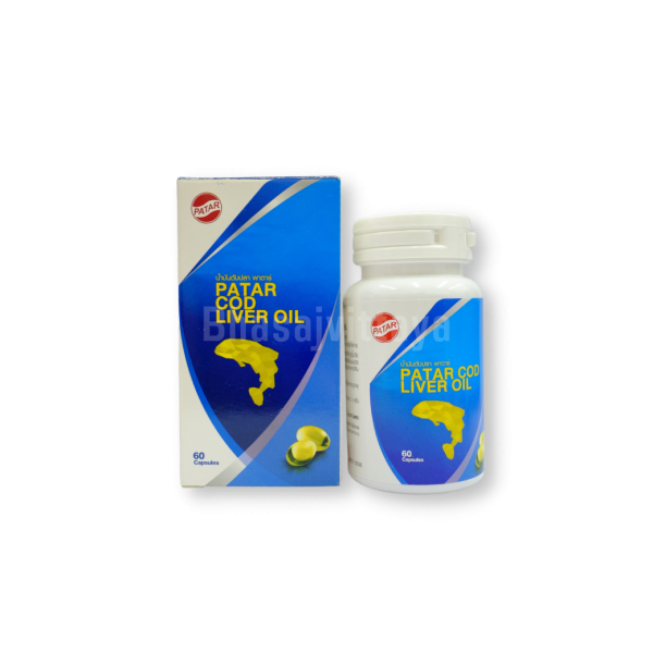 PATAR COD LIVER OIL 60'S. bhesajvittaya