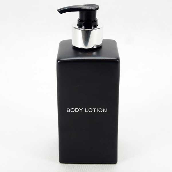 Dispenser 8x8 H. 12 cm.; Matt BlackBody Lotion chaokohhotelsupplies