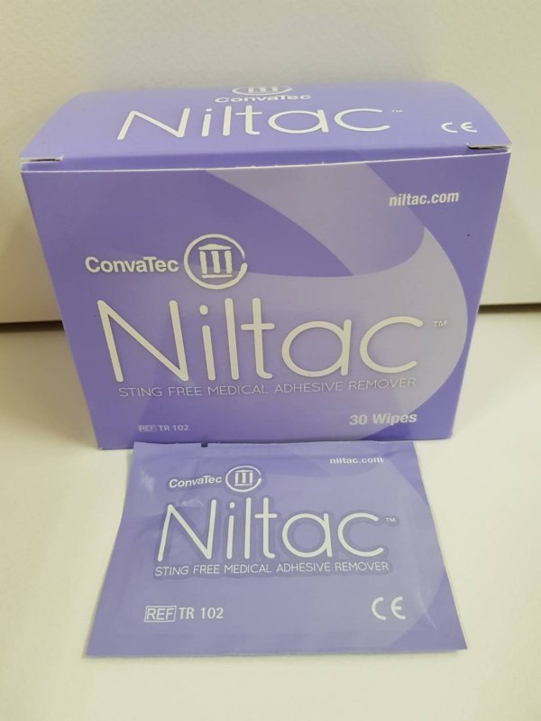 Niltac Sting Free Medical Adhesive Remover (Wipes) Ruangwitmedical