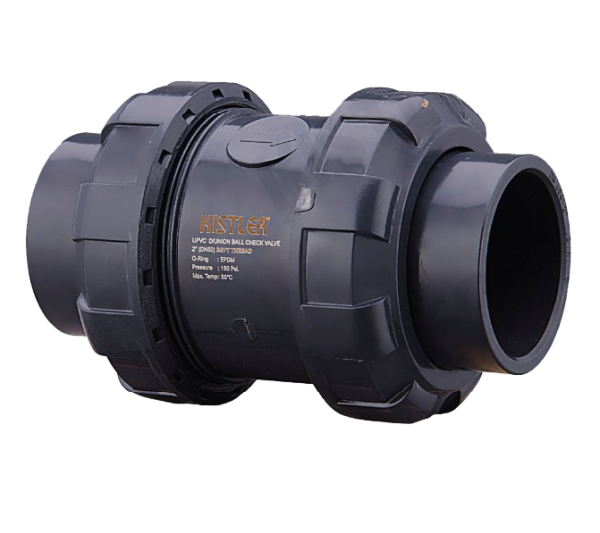 KISTLER MODEL KL-BCV BALL CHECK VALVE UPVC - Pneuma