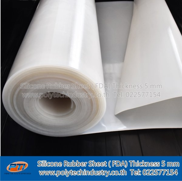 Translucent Silicone Rubber Sheet (FAD) Thickness 5 mm - Polytechindustry