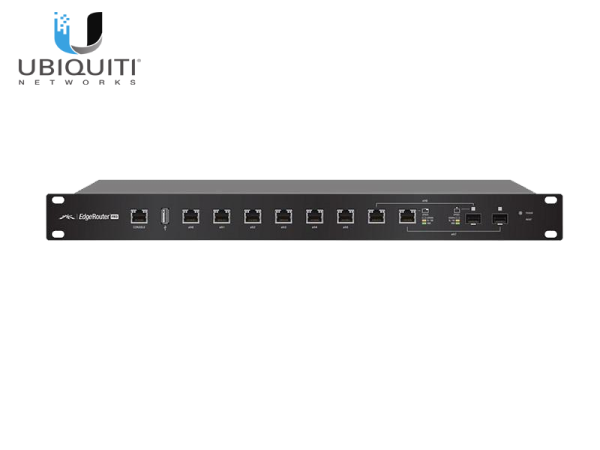 EdgeRouter ERPro-8 Advanced Gigabit Ethernet Router 8 Port, CPU Dual ...
