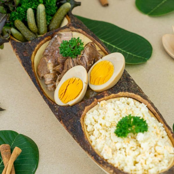 Stewed Pork with Boiled Egg ketoconnectcafe