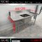 ซิงค์ 1 หลุม + Clean Dish Table 75x70x90+15 cm. | 75x160x90+15 cm.