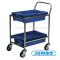 A061100002 รถเข็นลังพลาสติก 2 ชั้น (สีน้ำเงิน)