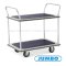 HB-220DN รถเข็น 2 ชั้น มือจับสแตนเลส (DOUBLE HANDLE มือจับ 2ข้าง)
