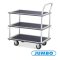 HL-130SN รถเข็น 3 ชั้น มือจับสแตนเลส (SINGLE HANDLE มือจับข้างเดียว)