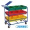 OPT-0433 รถเข็นเบิกจ่ายสโตร์ (แบบพร้อมแผงบันทึก)