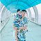 เสื้อฮาวาย เด็ก&ผู้ใหญ่  เสื้อครอบครัว Hawaiian aloha Shirts ハワイアンシャツ  (California)