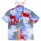 เสื้อฮาวาย เสื้อเด็ก เสื้อครอบครัว เด็ก&ผู้ใหญ่ Hawaiian aloha Shirts  (มะพร้าว Colorful พื้นขาว)