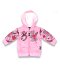 Six Bunnies TRUE LOVE FOREVER pink Baby Kapuzenpullover / Hoodies.  