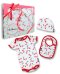 Six Bunnies CHERRIES 3 pcs set Baby Giftset