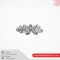 White cut head crystal button 22 mm.