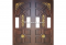 ประตูไม้สักบานคู่ D0159