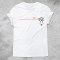 His & Her Can Phone White Couple T-shirts