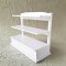 Dollhouse Furniture White Wood Shelves