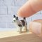 Set of 4 Miniature Ceramic Dog Figurines