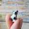 Miniature Ceramic Dog Figurines Set – Handcrafted 1:12 Scale