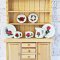 Ceramic Tableware Red Rose Flower Set