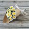 Mulberry Paper Flowers White Daisy Bouquet
