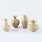 Dollhouse Miniatures Ceramic Vase Jar Pot Flower Supply Set 4 Pieces