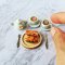 Dollhouse Miniatures Food Subway Sandwich Tea Cup Set
