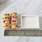 Dollhouse Miniatures Food Bakery Fruit Cake Roll on Wood Tray Set Barbie Blythe Supply 1:12 Scale