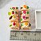 Dollhouse Miniatures Food Bakery Fruit Cake Roll on Wood Tray Set Barbie Blythe Supply 1:12 Scale