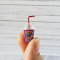 Dollhouse Miniatures Beverage Drink Fanta Soda Cup Set