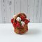 Dollhouse Miniatures Flower Basket