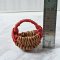 Dollhouse Miniatures Rope Basket Handmade