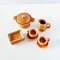 Dollhouse Miniatures Ceramic Tableware Dish Plate Set