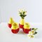 Dollhouse Miniatures Ceramic Vase Pastel Colors