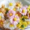 Daisy flowers Handmade Miniatures 1/6 scale