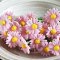 Dollhouse Miniatures Pink Daisy Flowers Handmade