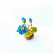 Handcrafted Miniature Blue Lotus Flower Pot