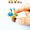 Handcrafted Miniature Blue Lotus Flower Pot